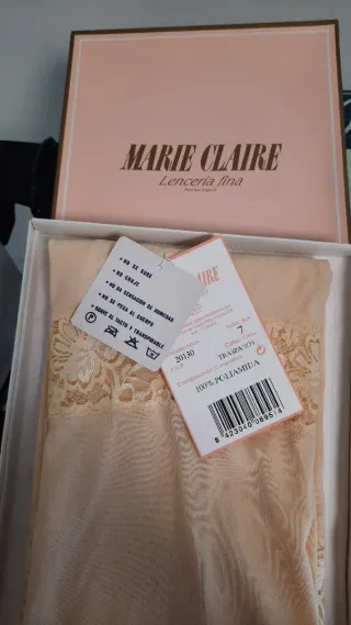 Combinación Marie Claire Beige Encaje