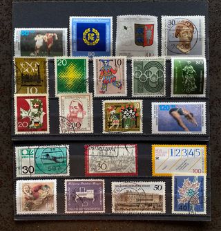20 Sellos Usados Alemania