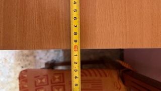 Mesa escritorio madera con estantes 110x 50cm