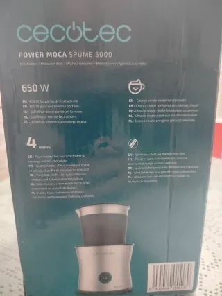 Cecotec Espumador de Leche Power Moca Spume 5000.