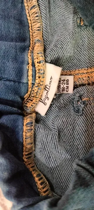 Jeans neonato in denim