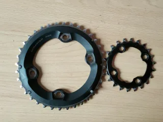 Platos Shimano Dynasys 36-24T MTB