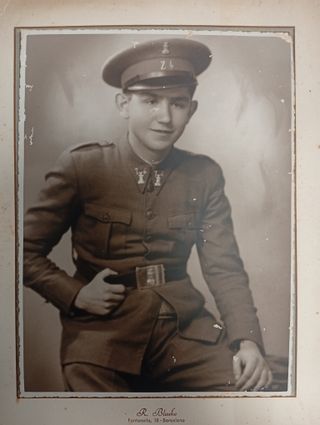 Foto militar suboficial cuerpo ingenieros guerra