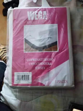 Coprimaterasso con cerniera WEGA JERSEY