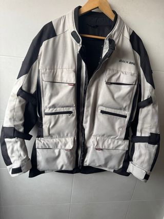 Chaqueta de moto Black Bike con forro