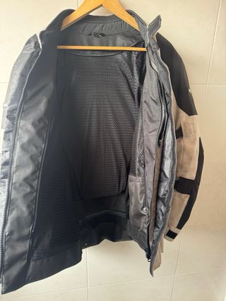 Chaqueta de moto Black Bike con forro