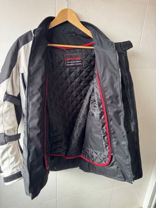 Chaqueta de moto Black Bike con forro