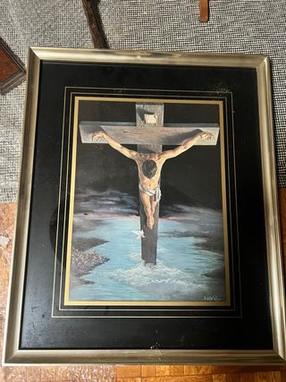 Cuadro Cristo de Dalí
