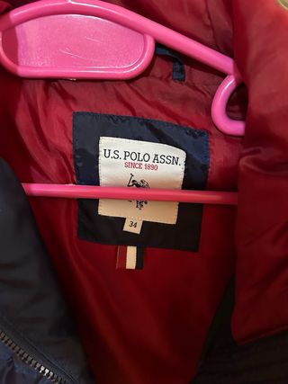 Chaleco U.S. Polo Assn. Azul Marino Talla 34