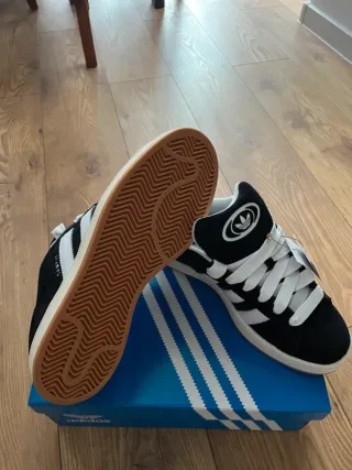 Adidas Campus 38 Negro Blanco