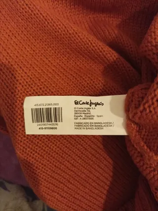 Jersey Easy Wear ( Corte Ingles )cuello alto