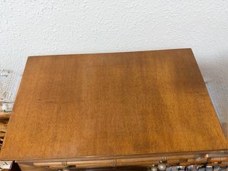 Mueble Cajonera Madera y Rattan