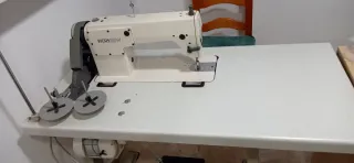 Máquina coser industrial motor silencioso