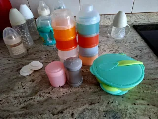 Lote biberones y accesorios