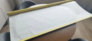 Estor enrollable opaco amarillo limón 150x190cm