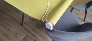 Estor enrollable opaco amarillo limón 150x190cm