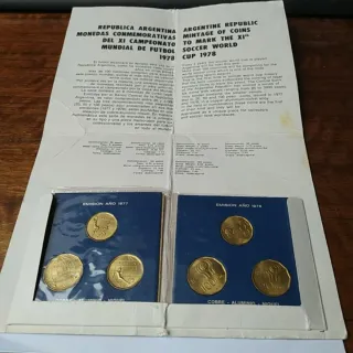 Monedas Conmemorativas Mundial 78 Argentina