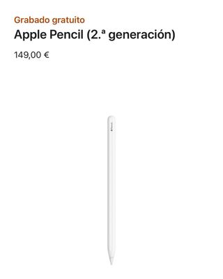 Apple Pencil 2ª generación