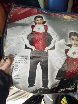 Disfraz Vampiro Draculin Infantil