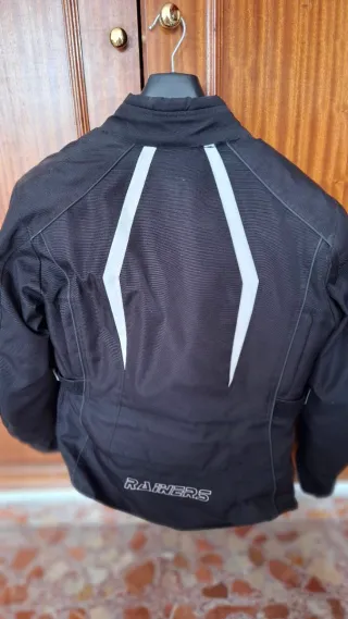 Chaqueta Moto Mujer Rainers Negra