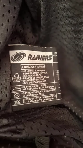 Chaqueta Moto Mujer Rainers Negra