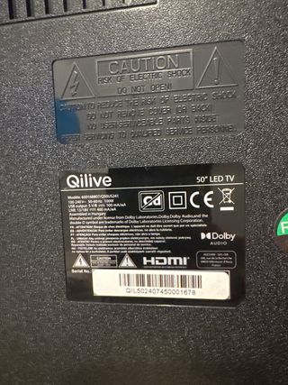 Smart TV Qilive 4K 50’