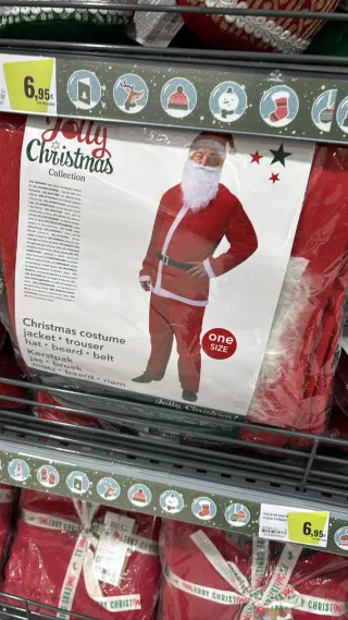 Disfraz Papá Noel Jolly Christmas Talla Única