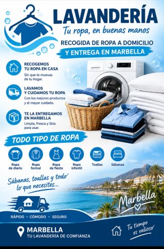 Servicio de lavado lavanderías