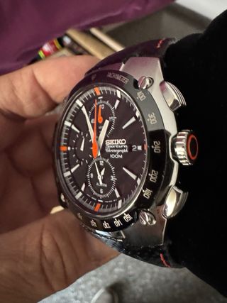 Reloj Seiko Sportura Cronógrafo Caballero SNA481P1