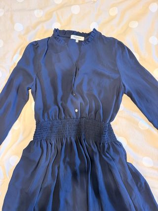 Vestido Morgan azul marino talla 38