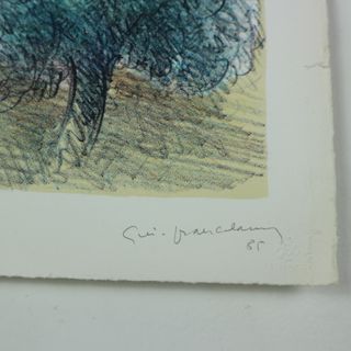 litografia gustavo francalancia paesaggio 63/75 85