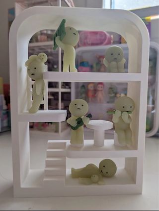 Estantería modular casa Smiski o figura decorativa