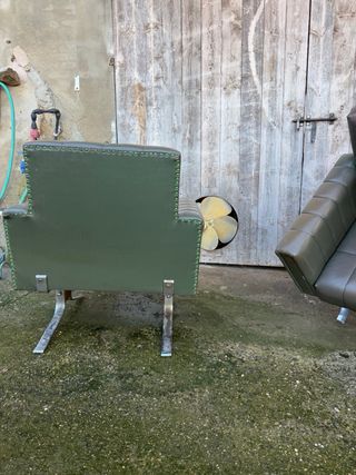 Poltrone Verdi in Metallo (2 unità)