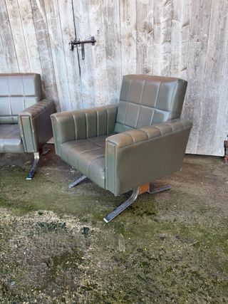 Poltrone Verdi in Metallo (2 unità)