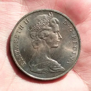 Moneda Gibraltar Crown 1967