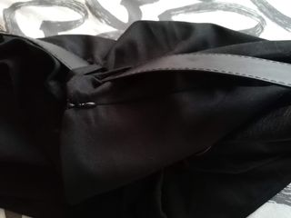 Falda pantalón negra con cinturón