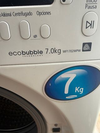 Lavadora Samsung 7kg para arreglar o piezas