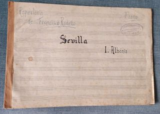 Partituras manuscritas antiguas: piano y zarzuela