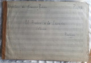 7 partituras manuscritas antiguas – F. Rodeño