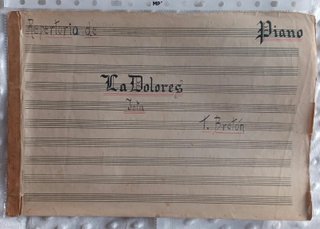 7 partituras manuscritas antiguas – F. Rodeño