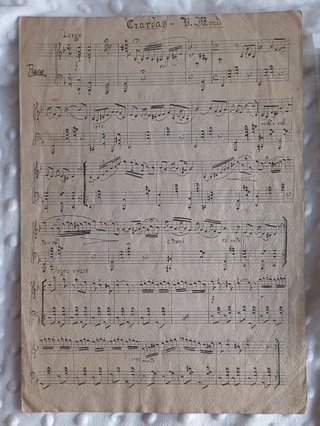 7 partituras manuscritas antiguas – F. Rodeño