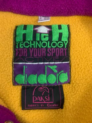 Pile Diadora Vintage Giallo Viola