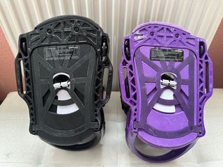 Fijaciones Burton Custom Negras/Moradas