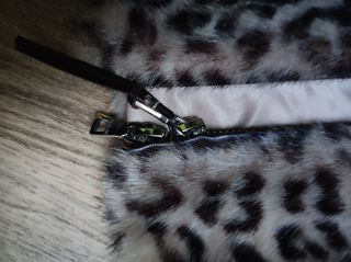 Abrigo de pelo de leopardo