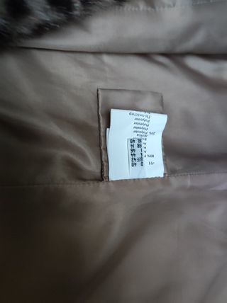 Abrigo de pelo de leopardo