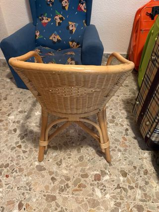 Silla de mimbre