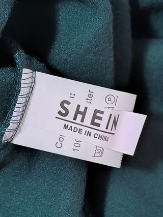 Sudadera Shein verde con estampado