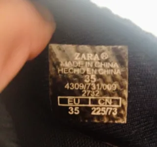 Zapatillas Zara Azul