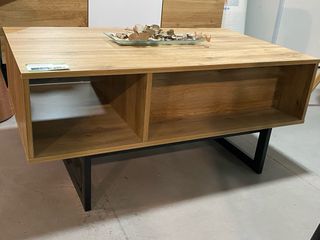 Mesa de centro madera y metal