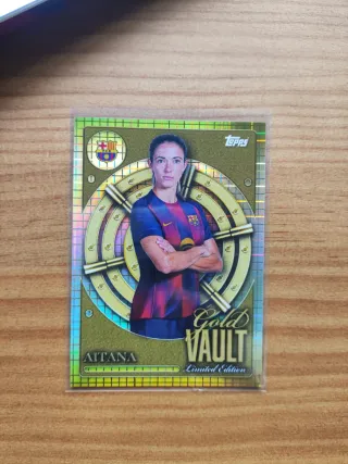 Aitana Bonmatí Gold Vault Limited Edition Topps